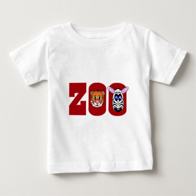 CAMISETA PARA BEBÊ ZOO (Frente)