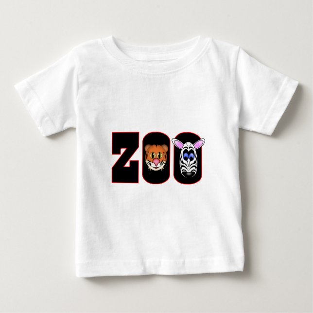 CAMISETA PARA BEBÊ ZOO (Frente)