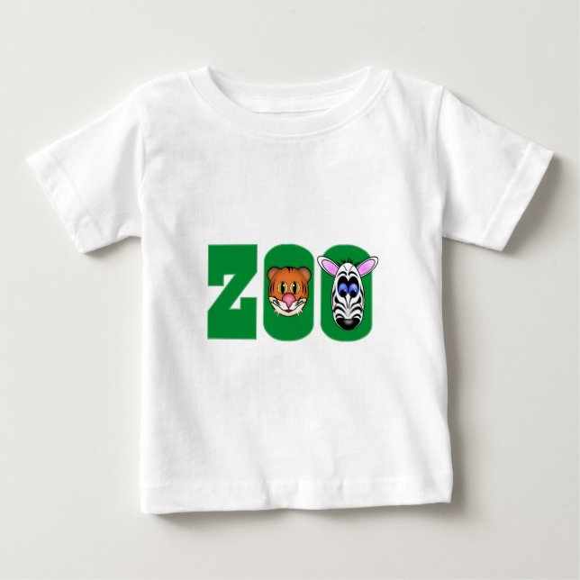 CAMISETA PARA BEBÊ ZOOLÓGICO (Frente)
