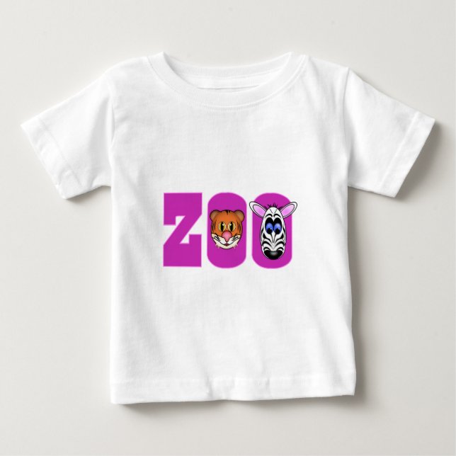Camiseta Para Bebê ZOológico (Frente)