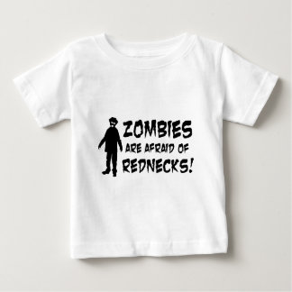 Camiseta Para Bebê Zumbis têm medo de caiçapões