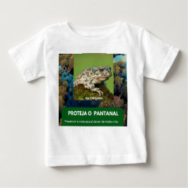 Camiseta para Bebês em Jersey Fina Via Pantanal 