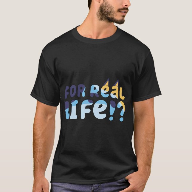 Camiseta Para Blueys da Vida Real (Frente)