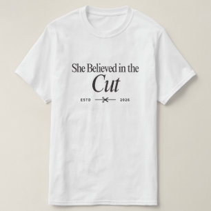 Camiseta para Cabeleireiros de Apreciação de Corte