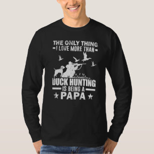 Camiseta Para Caça De Patos Com Caça De Patos Com Cachorro