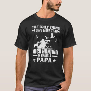 Camiseta Para Caça De Patos Com Caça De Patos Com Cachorro