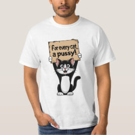Camiseta Para cada gato, uma buceta!