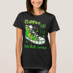 Camiseta Para Calçados De Consciência Da Saúde Mental