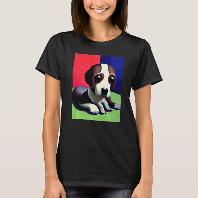 Camiseta Para Cão Cachorro Cachorro Ventilador No Estilo De (Frente)