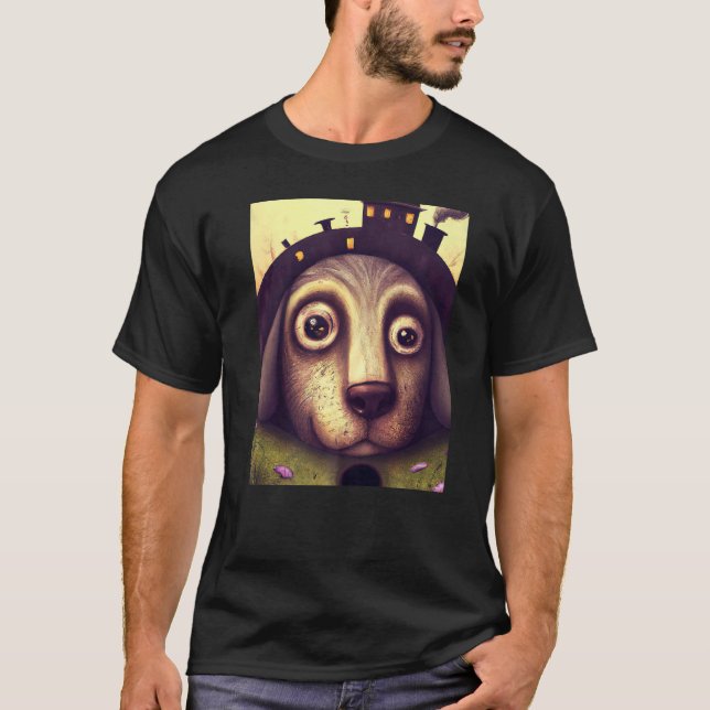 Camiseta Para Cão Cachorro Cachorro Ventilador No Estilo De (Frente)