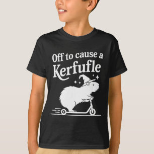 Camiseta Para causar uma confusão meme de piada engraçada d