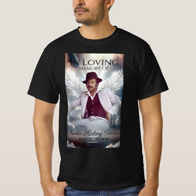 Camiseta para Charles Toldon (Frente)