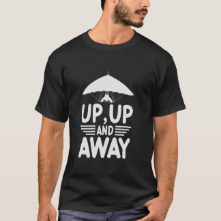 Camiseta Para cima e para fora, sussurrando