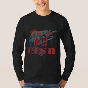 Camiseta Para Cima E Peixe
