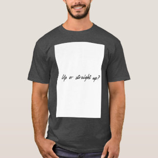 Camiseta Para cima ou Hetero