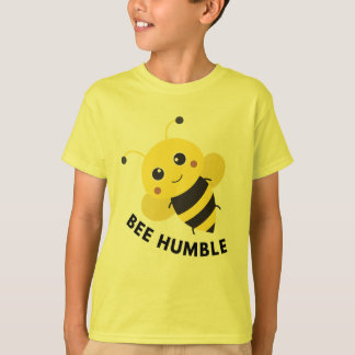 Camiseta para crianças abelha humilde