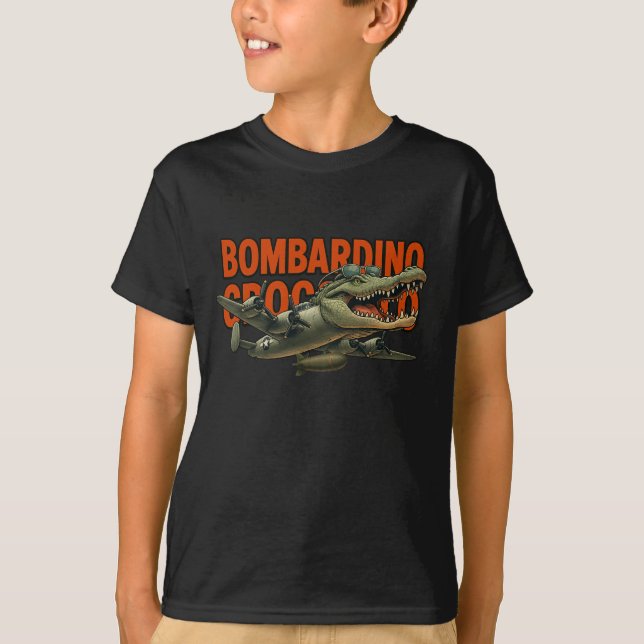 Camiseta para crianças Bombardillo Crocodillo! (Frente)