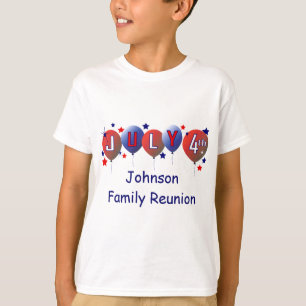 Camiseta para crianças da 4 de julho