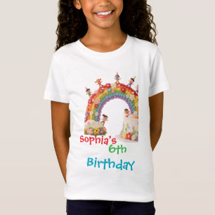 Camiseta Para crianças de aniversário Festa Infantil Festa