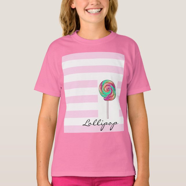 Camiseta para Crianças Lollipop (Frente)