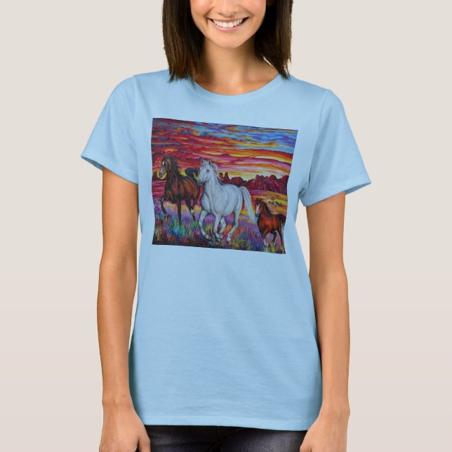 Camiseta para Crianças, Mangas Raglan 3/4 (Frente)