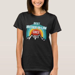 Camiseta Para cunhado melhor cunhado desde 1973