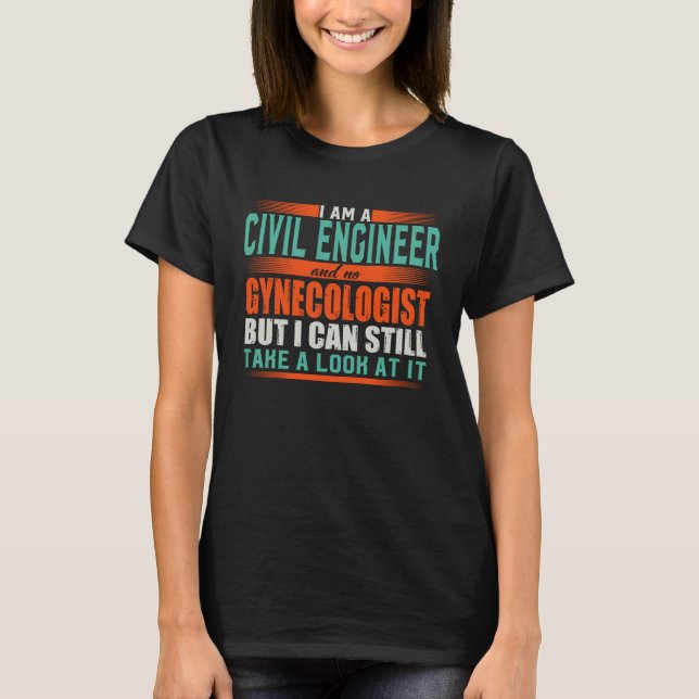 Camiseta para Engenheiro Civil (Frente)