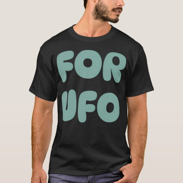 Camiseta Para Entusiastas Da Ufo. (Frente)