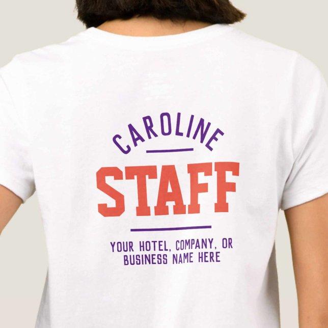 Camiseta para Equipe de Hospitalidade Impressa em  (Criador carregado)