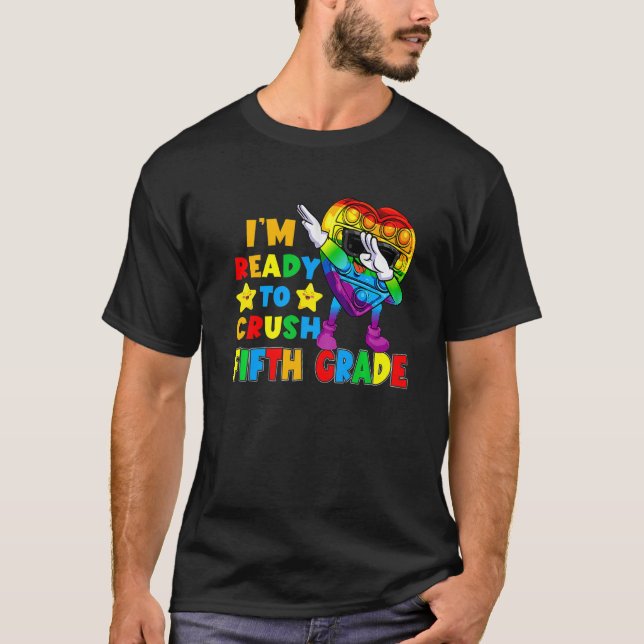 Camiseta Para Esmagar O Pop De Ti Fidget Toque De Quinto Gr (Frente)