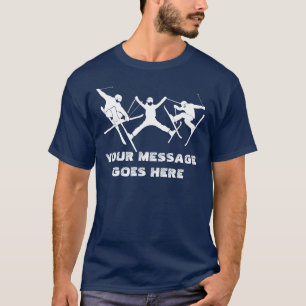 Camiseta Para Esquiadores Truques de Esqui Considerados Gr
