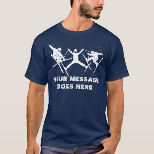 Camiseta Para Esquiadores Truques de Esqui Considerados Grá