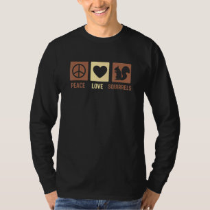 Camiseta Para esquilos de paz de esquilo