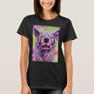 Camiseta Para Fã de Cachorrinho Fofo no Estilo de Arte Cani