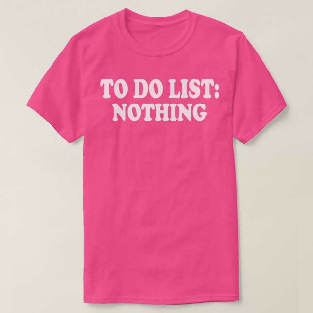 Camiseta para fazer a lista 3 (Frente do Design)