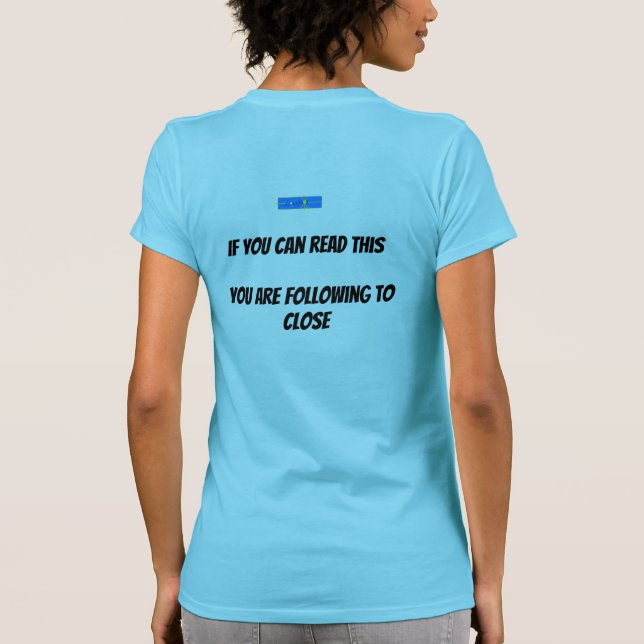 Camiseta Para Fechar Distância Social (Verso)