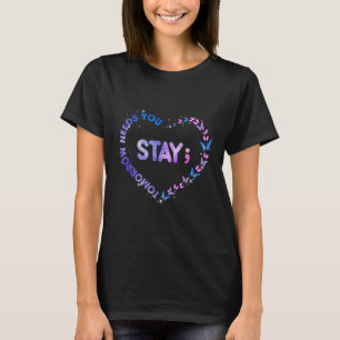 Camiseta Para Ficar Amanhã Precisa De Suicídio Cardíaco Sem