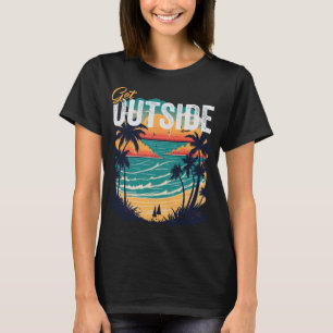 Camiseta Para fora - palmas para ver a paisagem lateral