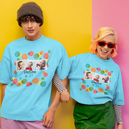 Camiseta Para Foto do Parente Birthday Boy