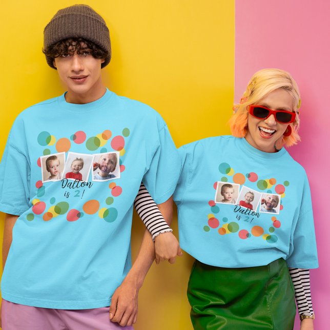 Camiseta Para Foto do Parente Birthday Boy (Criador carregado)