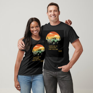 Camiseta Para Frente É Para Frente – Continue se Movendo |