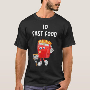 Camiseta Para Fritas de Comida Rápida de Comida Rápida