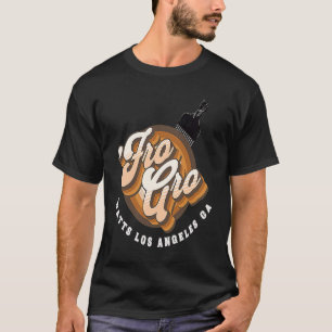 Camiseta Para Gro Watts Los Angeles CA Afro Pick Raised Fi