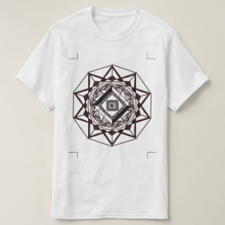 Camiseta para homens arte mandala