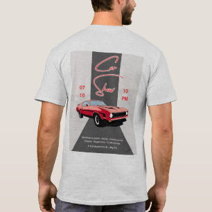 Camiseta para homens Camiseta Gráfica de Carro Mus