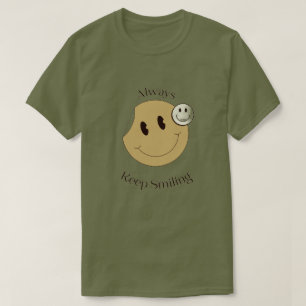 Camiseta para homens Camisetas gráficas Keep Smili