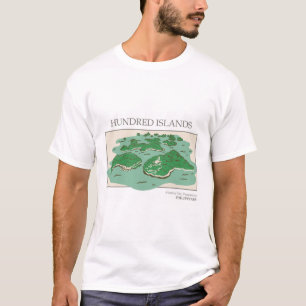 Camiseta para homens ilha