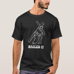 Camiseta Para Homens Jesus Chris Nails
