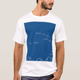 Camiseta para homens océan &fiche