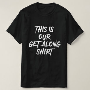 Camiseta Para irmãos 2 cabeças Este é o nosso nos dar bem